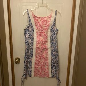 Lily Pulitzer Delia Shift Dress Indigo Star Crush Size 6